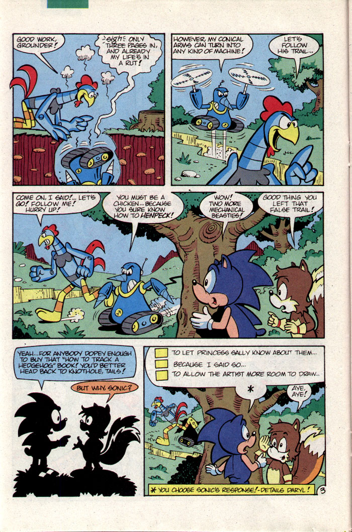 Sonic - Archie Adventure Series September 1993 Page 9